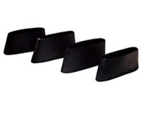 Shoe Rubber pad black 135x49mm